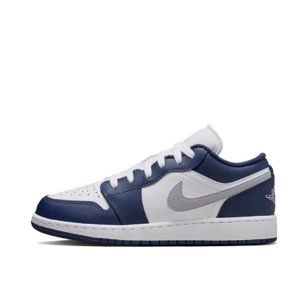 Air Jordan 1 Low Midnight Navy Wolf Grey
