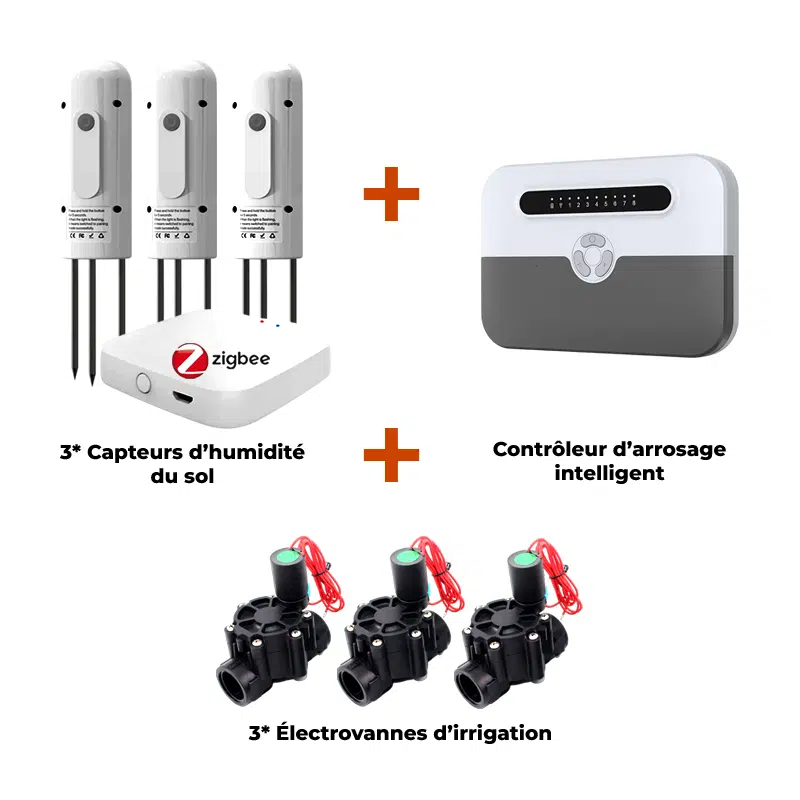 Kit Pro d’Irrigation Connectée – Contrôleur WiFi 8 zones