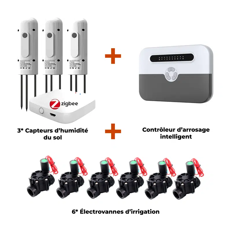 Kit Pro d’Irrigation Connectée – Contrôleur WiFi 8 zones