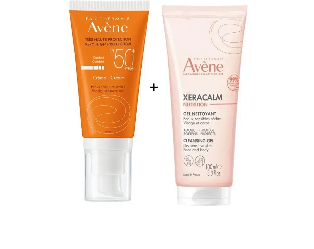 Avéne créme pour peau sensible 50ml + gel Xeracalm gratuit
