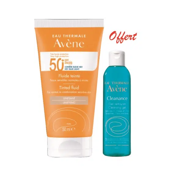 Avéne Ultra Fluid Peaux Sensibles- Invisible + Gel Nettoyant Gratuit