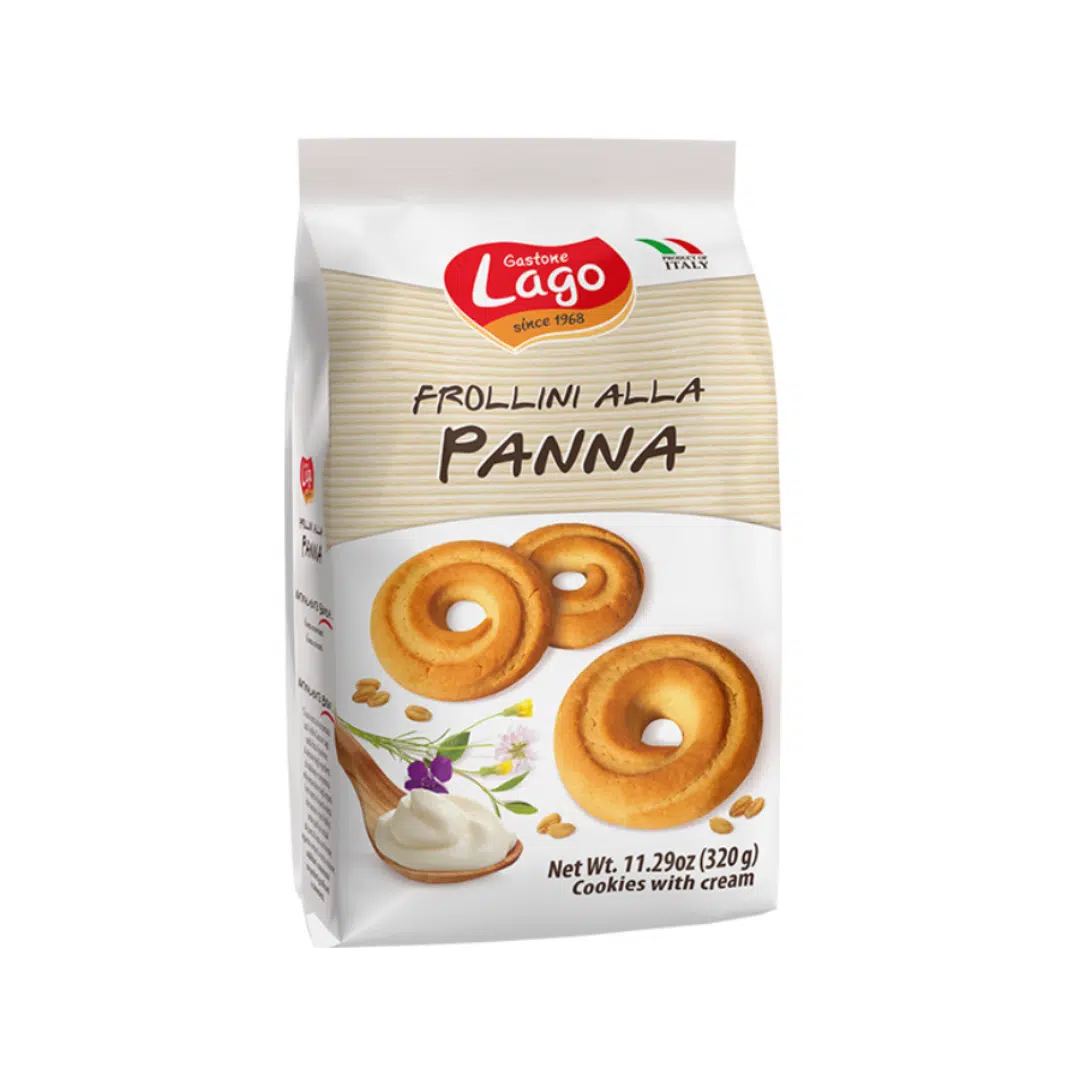 BISCUIT FROLLINI ALLA PANNA 320GR LAGO