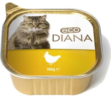 Barquette eco diana poulet chat 100g