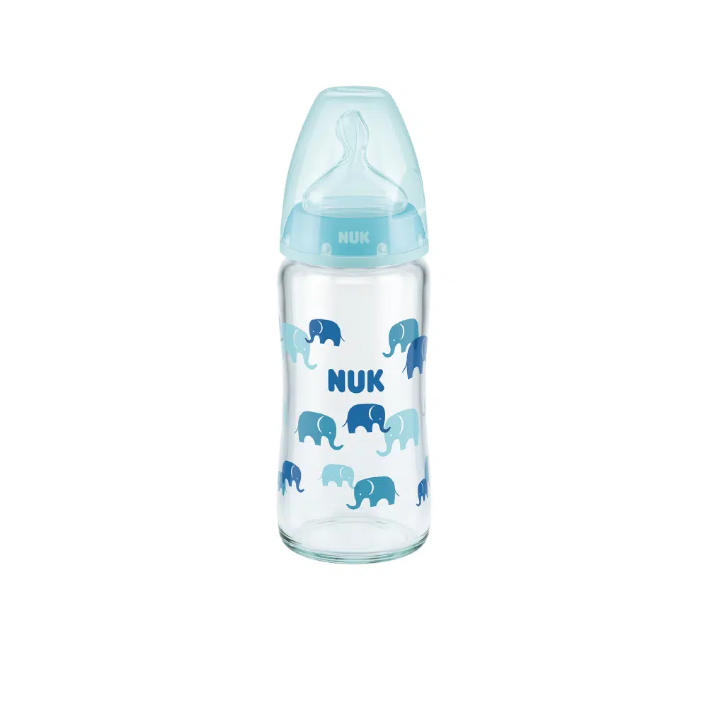 Biberon FIRST CHOICE 240ml verre(0-6 mois)