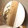 Miroir Rond Sans Cadre – Diamètre 80 cm