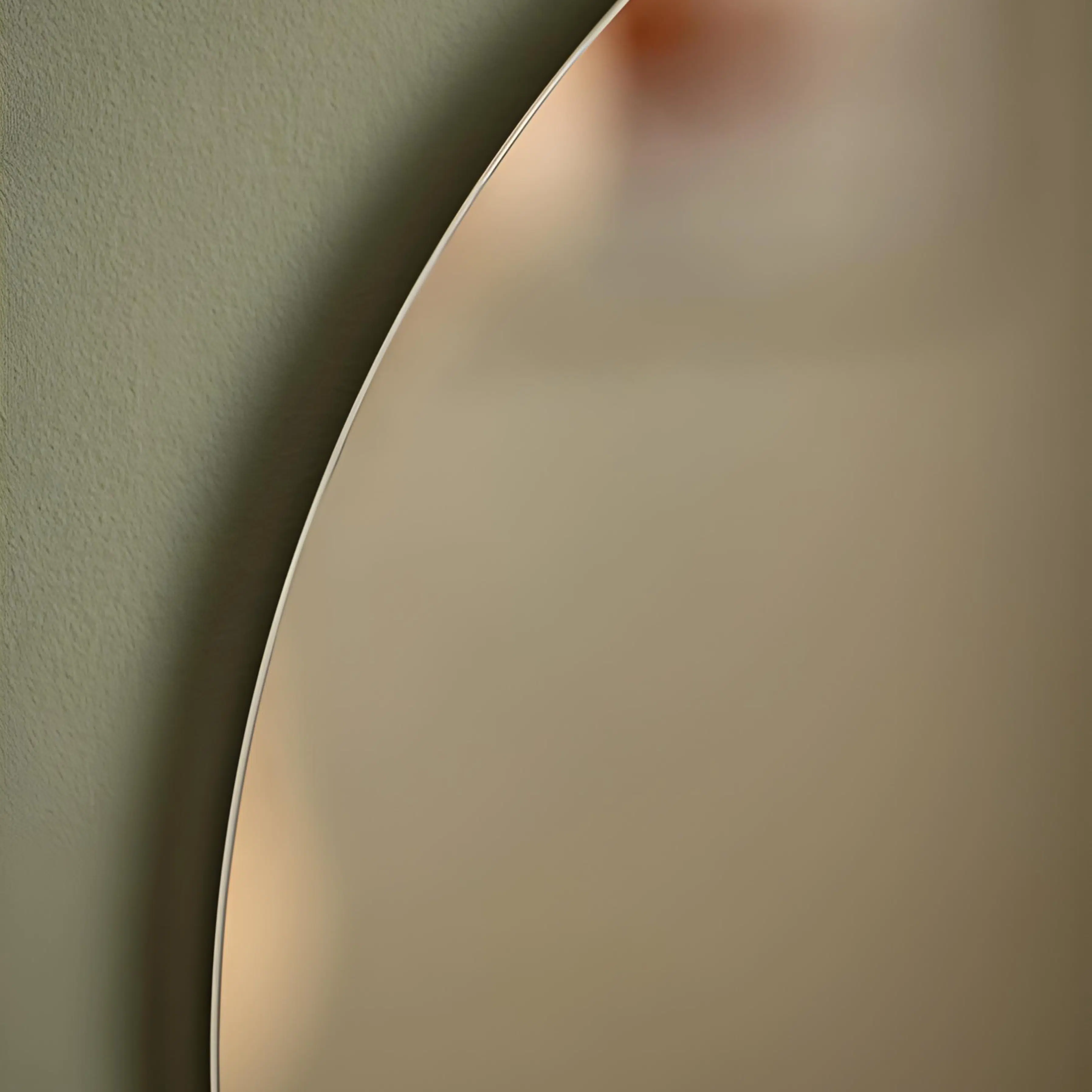 Miroir Rond Sans Cadre – Diamètre 80 cm