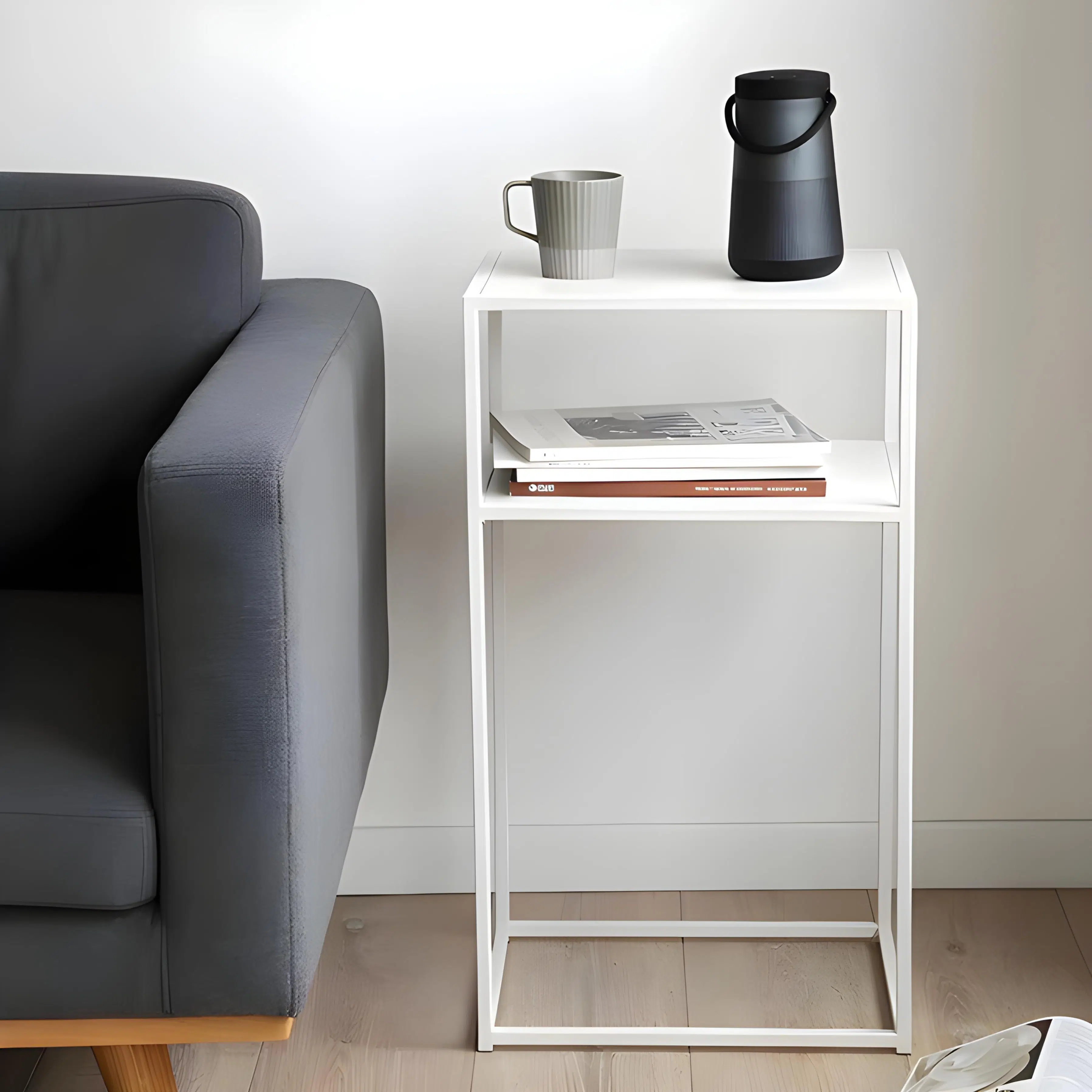 Table d’Appoint Venice – Blanc