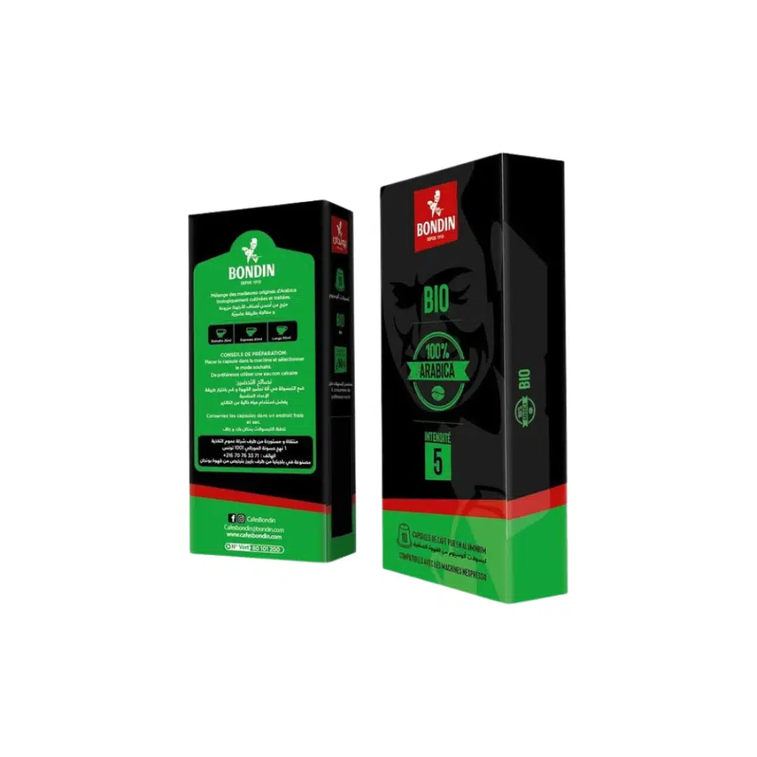 CAFE CAPSULE BIO 10 PCS BONDIN