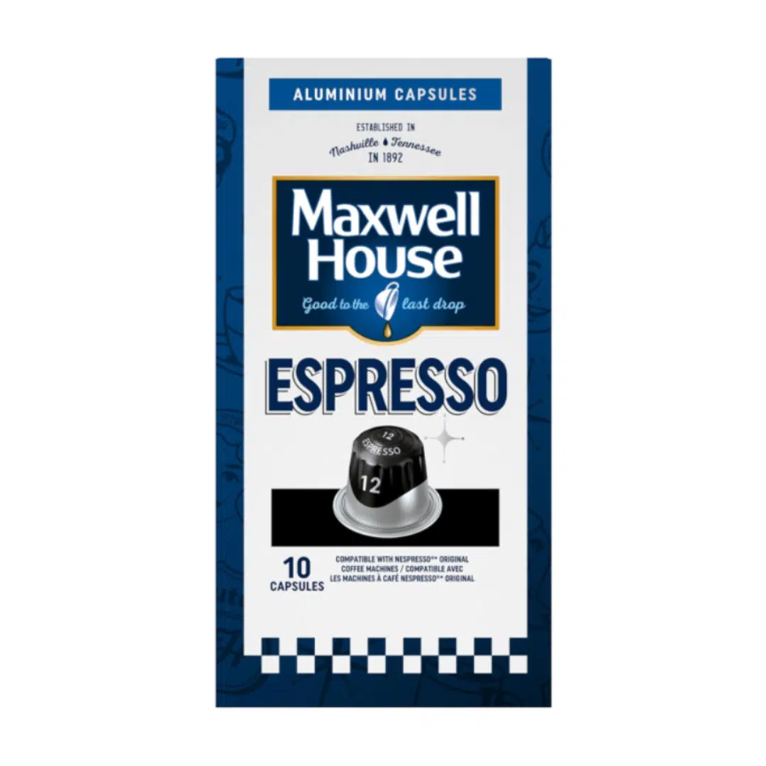 CAPSULE 1*10 EXPRESSO N°12 MAXWELL HOUSE