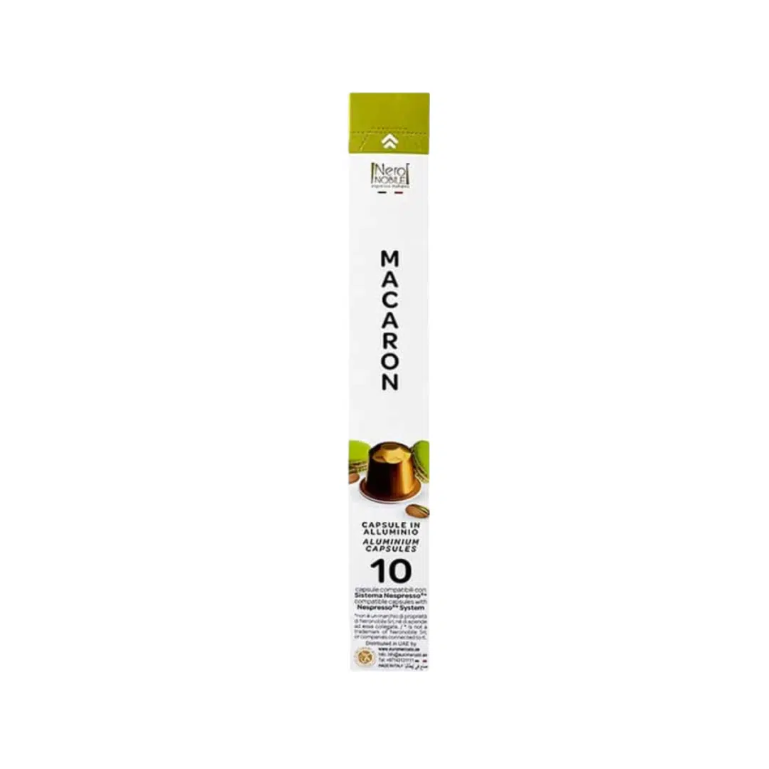 CAPSULE MACARON DE 10 NERO NOBLE