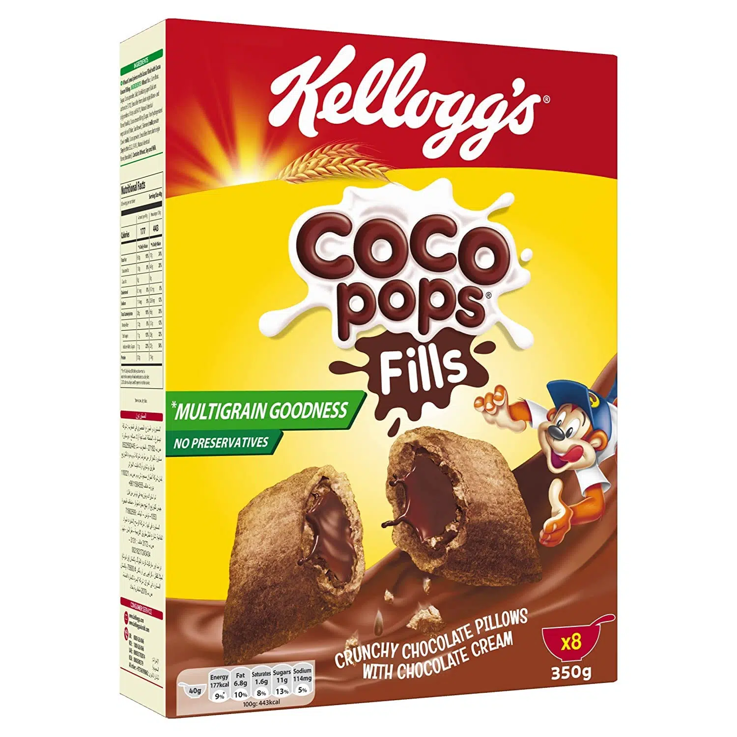 COCO POPS FILLS 350 GR KELLOGGS