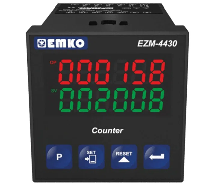 COMPTEUR IMPULSION 220V 48X48mm EZM-4430