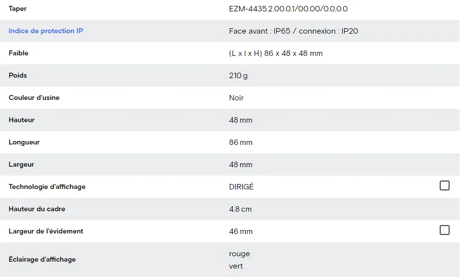 COMPTEUR HORAIRE 24V 48x 48mm