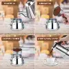 Cafetière Expresso - 6 tasses - 350ml - Argent