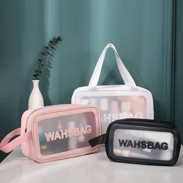 Set De 3 Trousses De Maquillage Et De Voyage