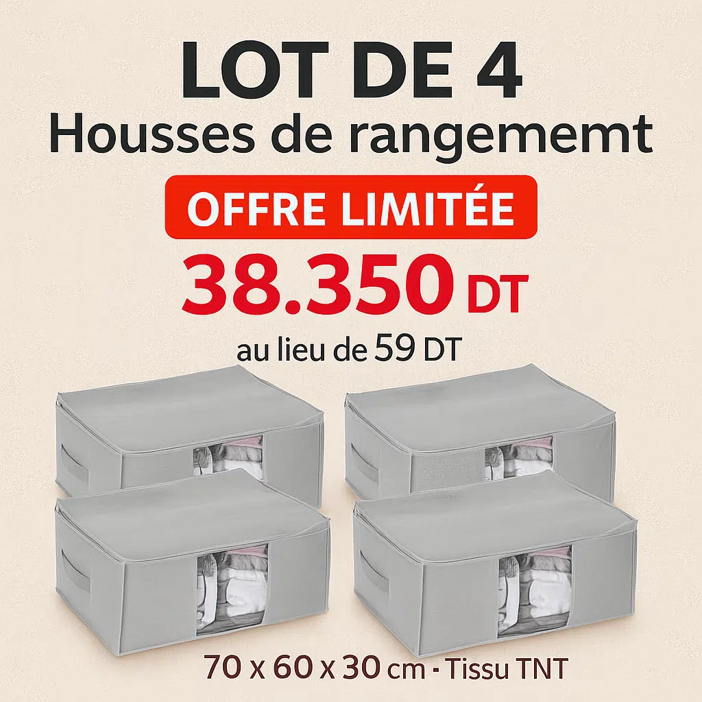 Pack Big Sacs de rangement couette et vêtement