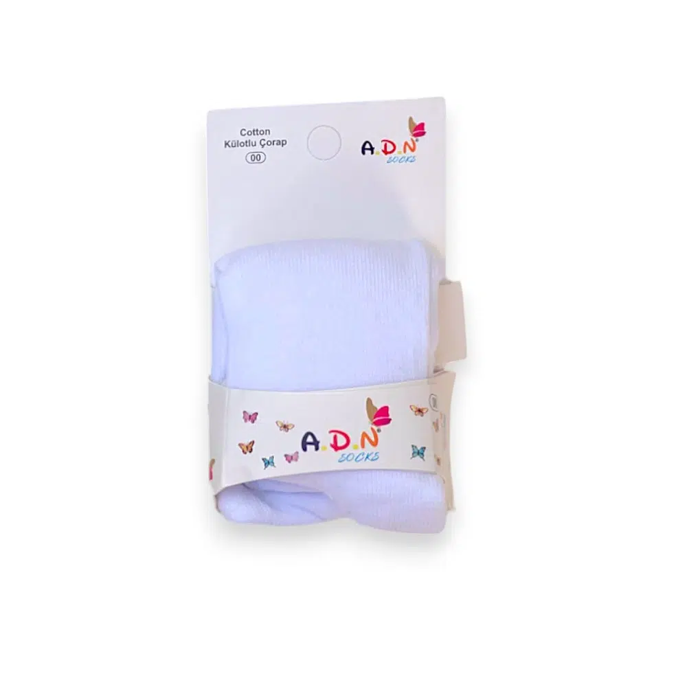 Collant Bébé 0-6 Mois - Blanc