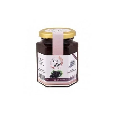 Confiture raisin noir pot dor 250 g