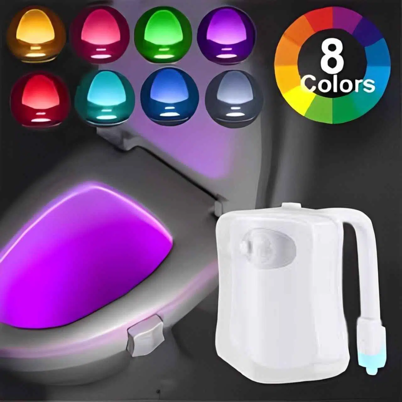 Eclairage LED pour WC |ضوء ليلي بتقنية استشعار الحركة