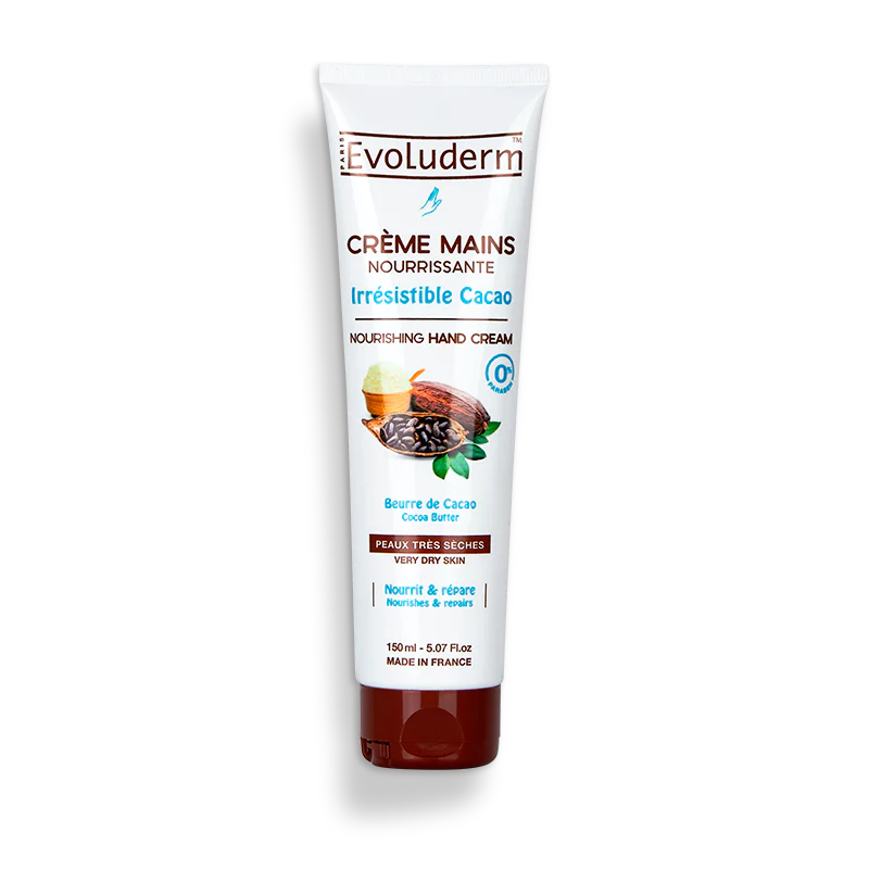 Evoluderm - Crème Mains Nourrissante Irrésistible Cacao 150 ml