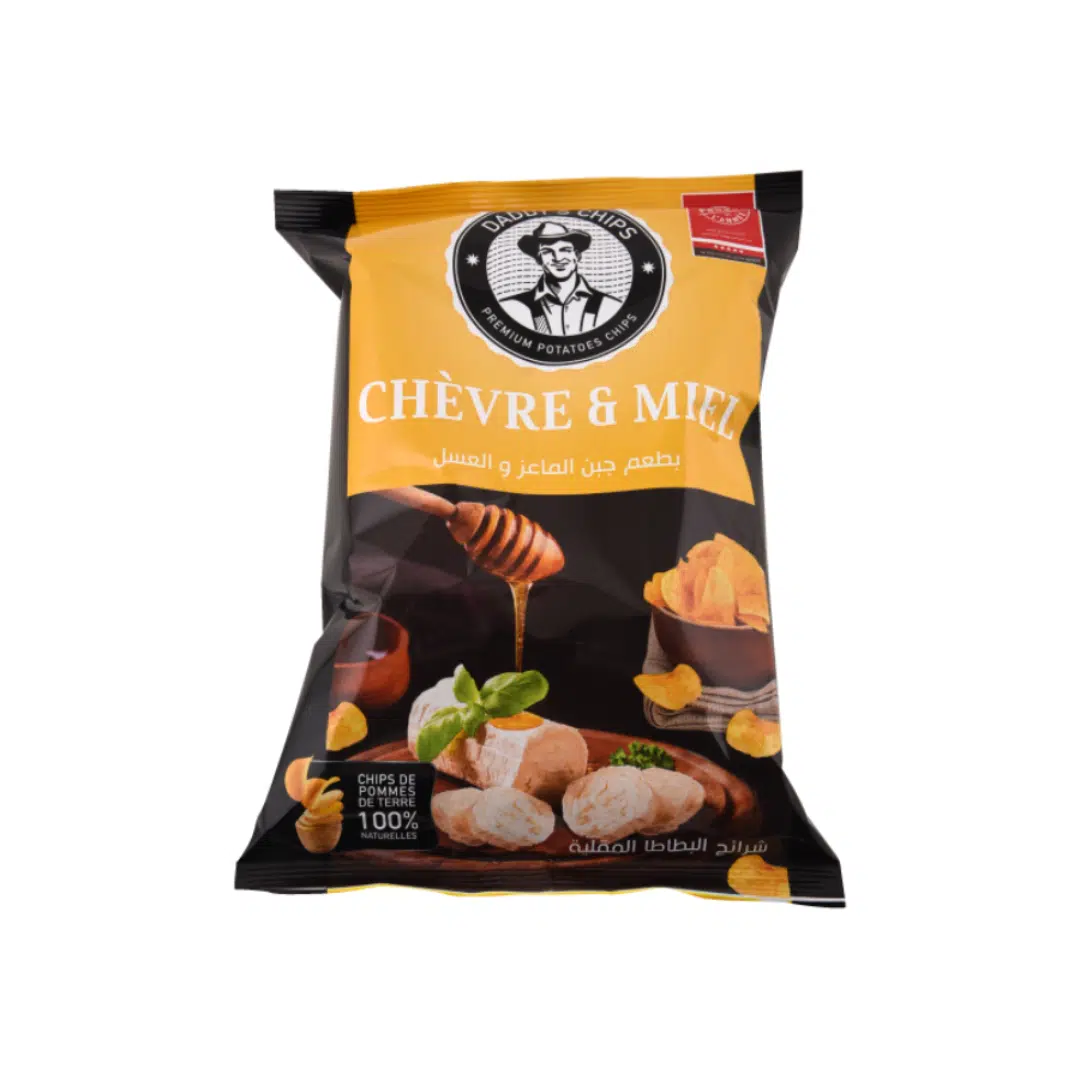 DADDYS CHIPS CHEVRE ET MIEL 70 GR