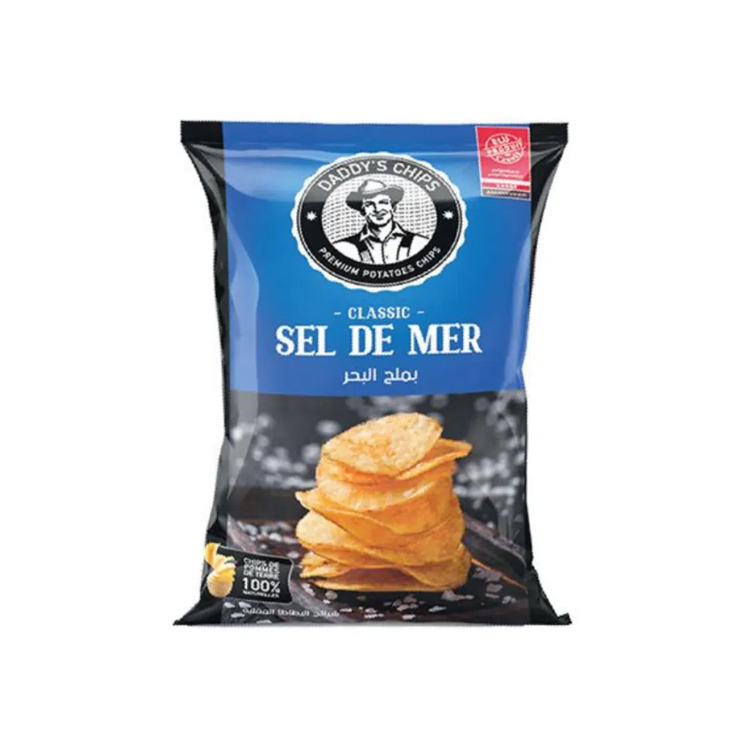 DADDYS CHIPS SEL DE MER 70 GR