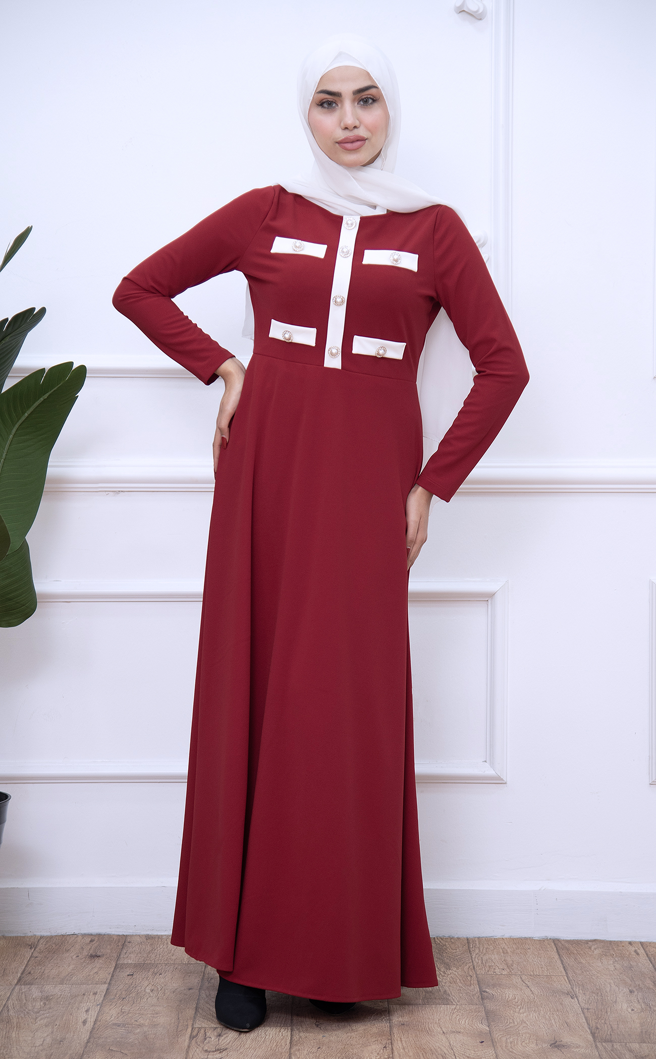 Robe Amira Voilée