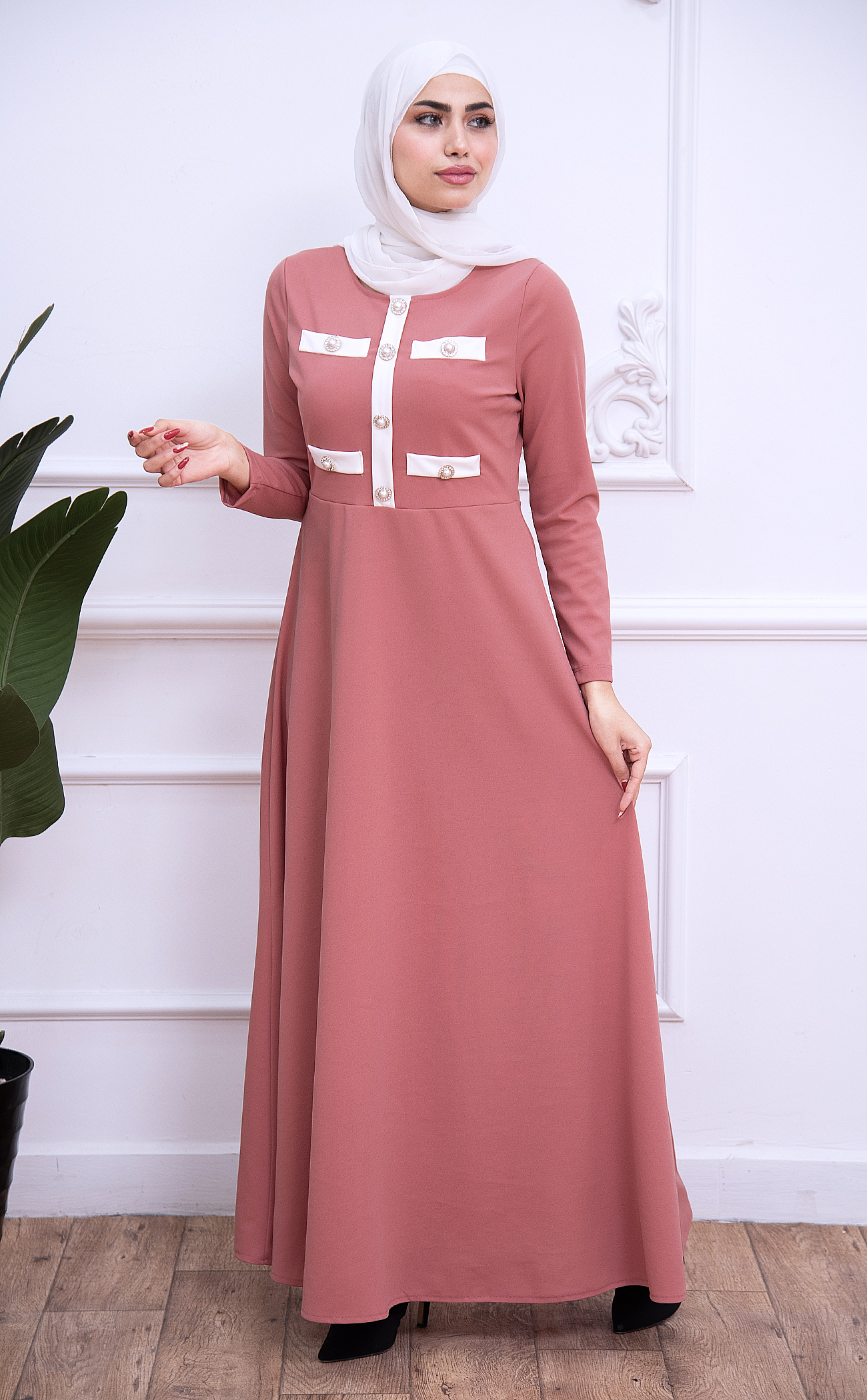 Robe Amira Voilée