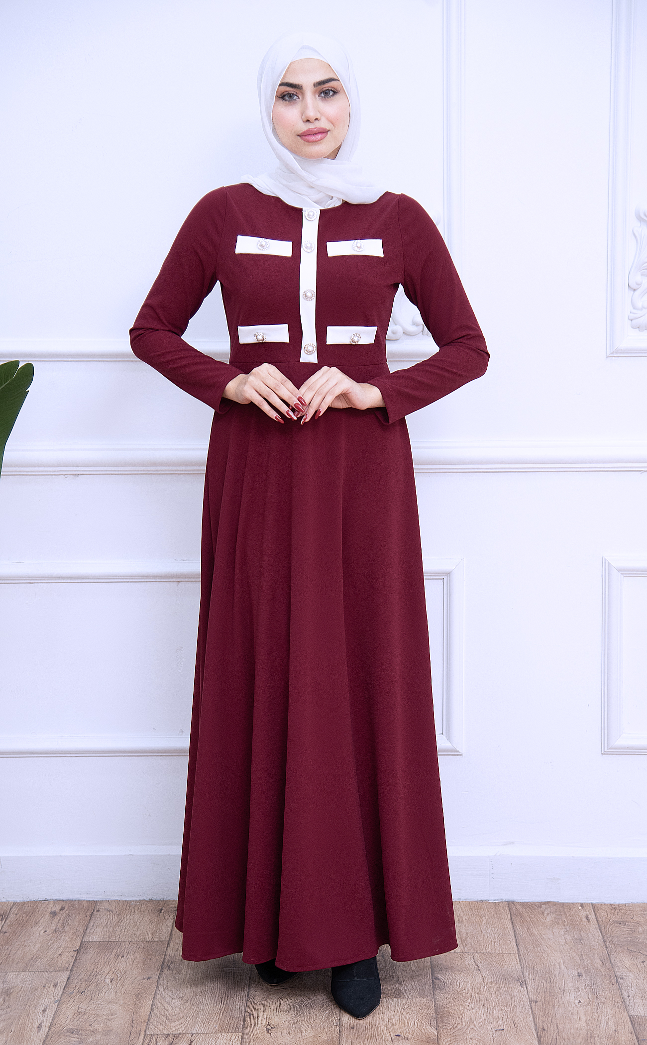 Robe Amira Voilée