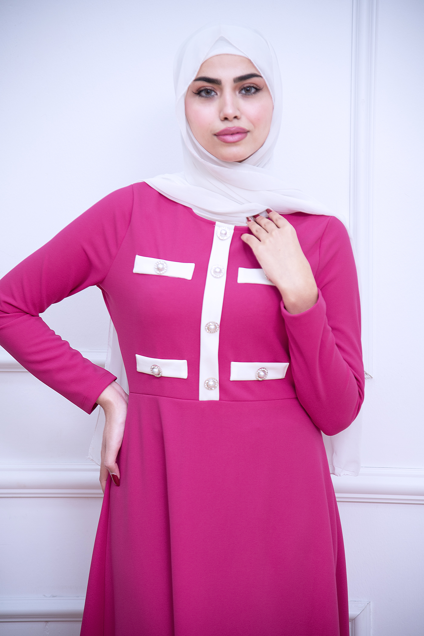 Robe Amira Voilée