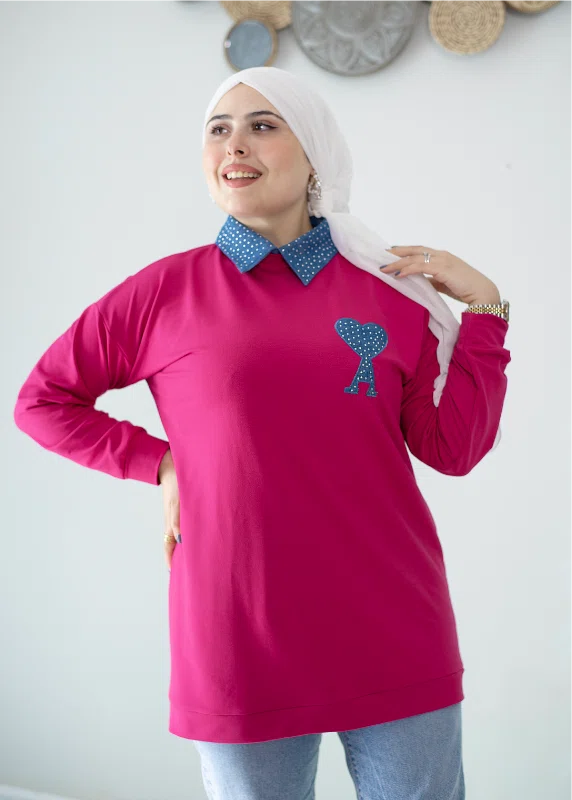 Pull Coeur Voilée Gros (7T)