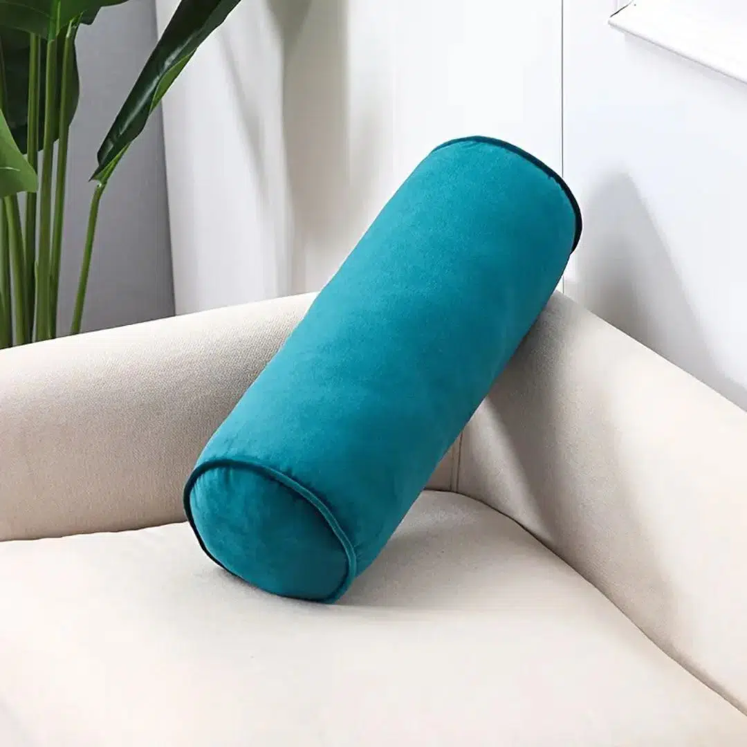 Coussin traversin velours 50cm