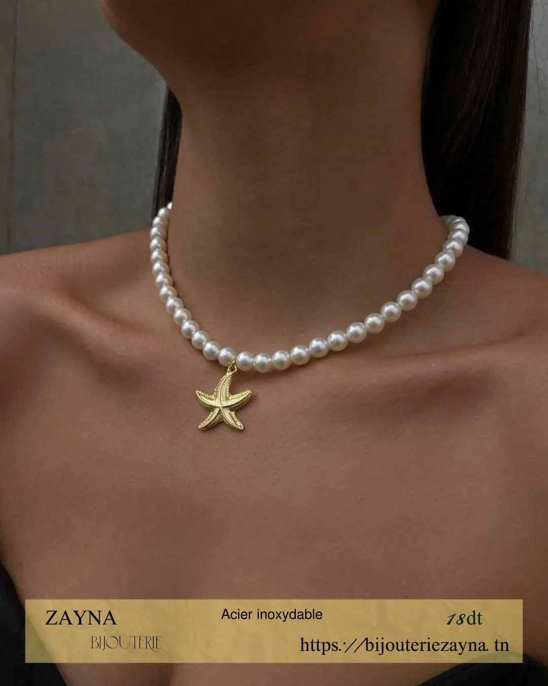 Collier ESTRELLA Blanc