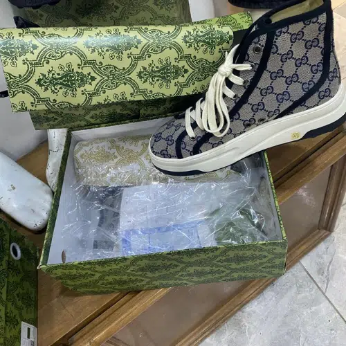 Gucci GG High – Bleu & Beige