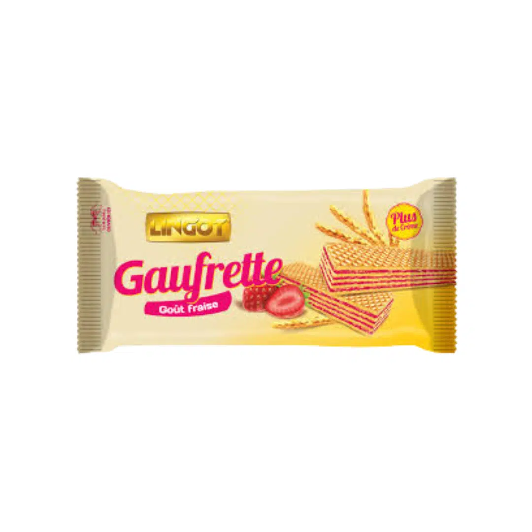 GAUFRETTE FRAISE 100 GR LINGOT