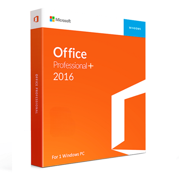 Microsoft Office 2016 Professional Plus Windows (Retail)