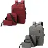 Pack 3 piéces Sac à dos + USB laptop Backpack