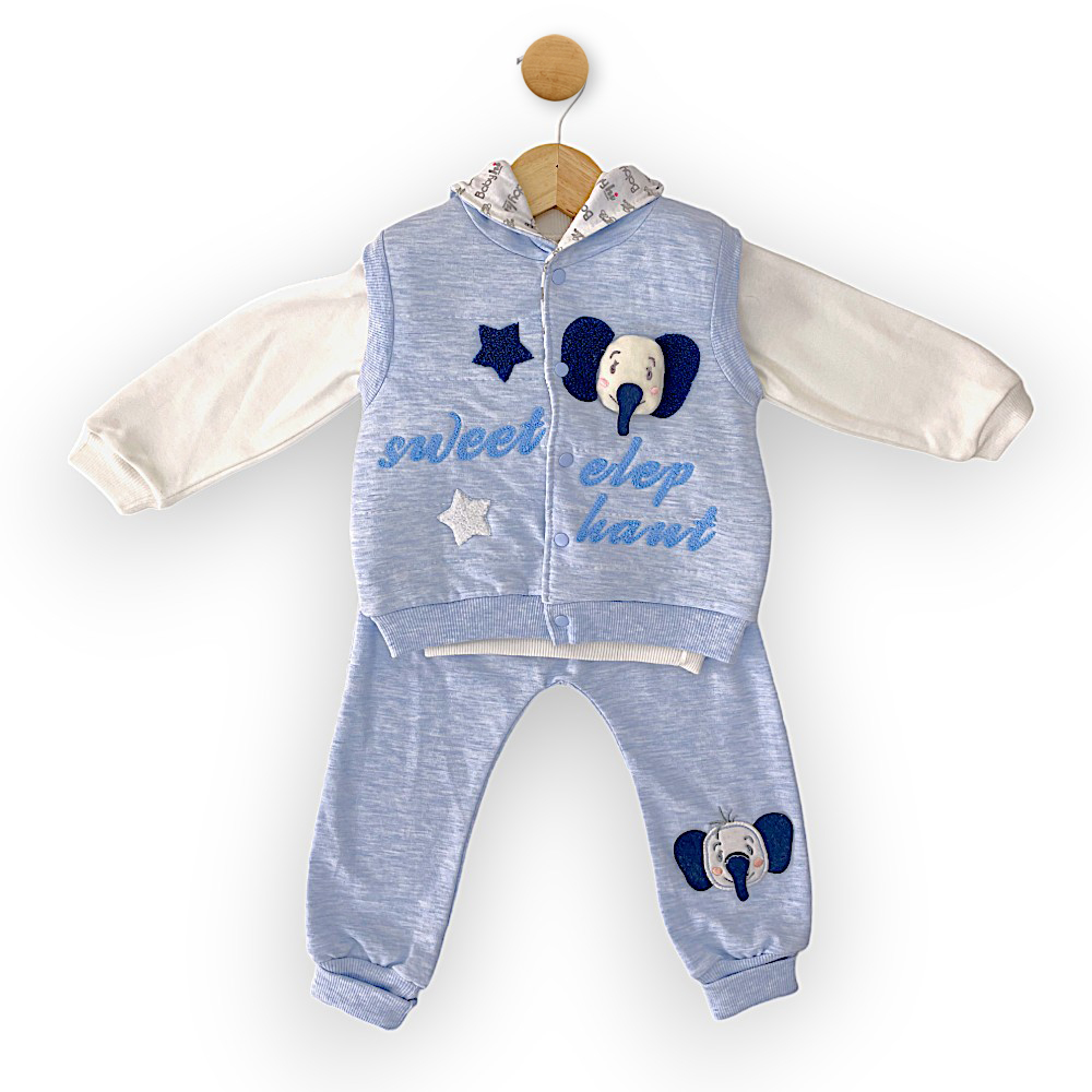 Ensemble Sweet Elephant 12-18 Mois