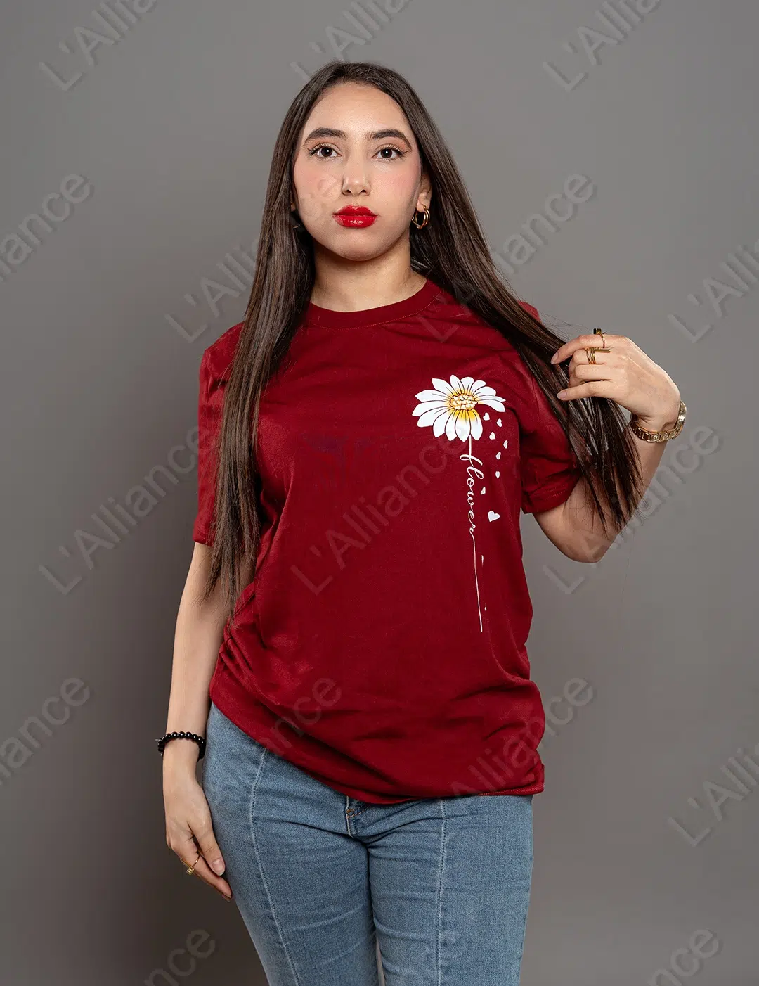 T-Shirt WHITE FLOWER