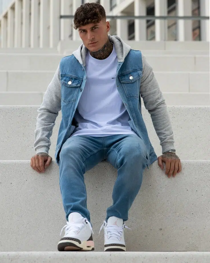 VESTE AVEC CAPUCHE HOMME