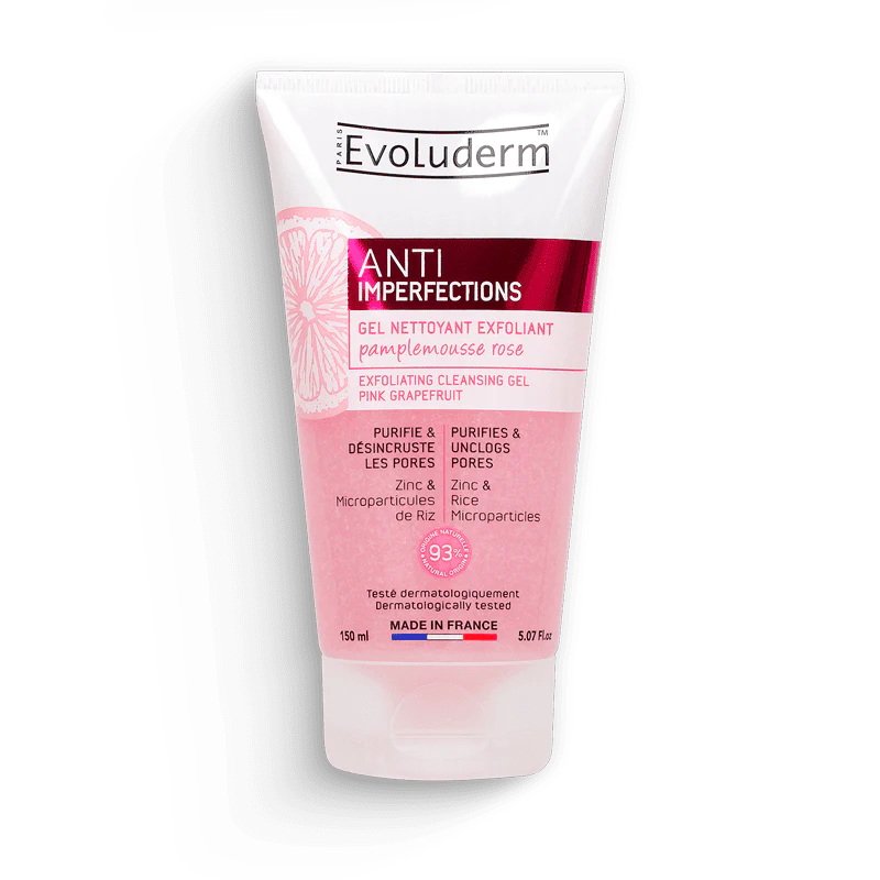 Evoluderm - Gel Nettoyant Exfoliant Anti-Imperfections 150 ml
