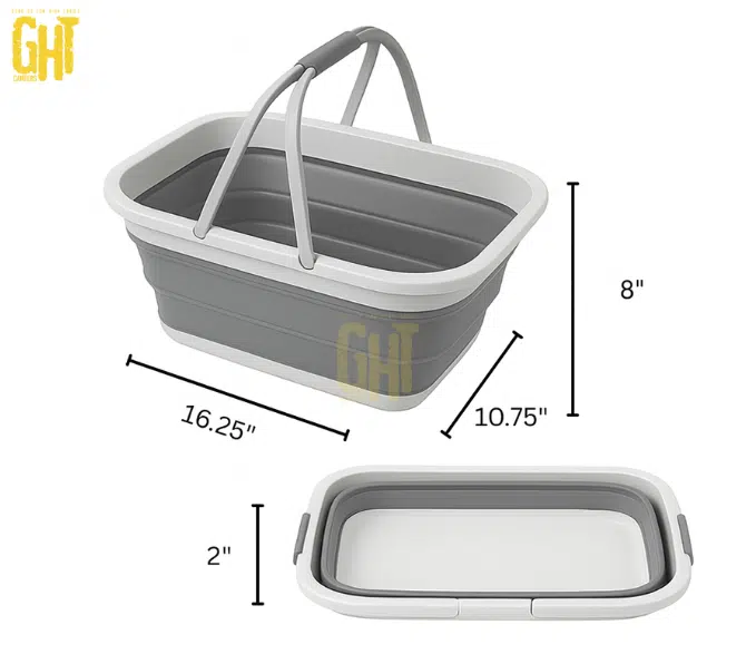 Panier Pliable en Silicone – Multi-usage