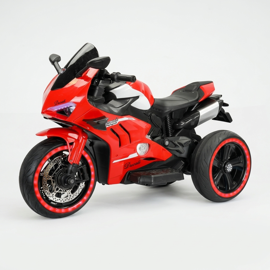 Moto à trois roues de haute qualité - lumineuses pour enfants