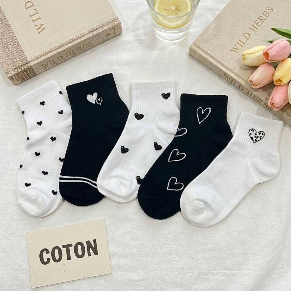 SOCQUETTES POUR FEMMES EN COTON