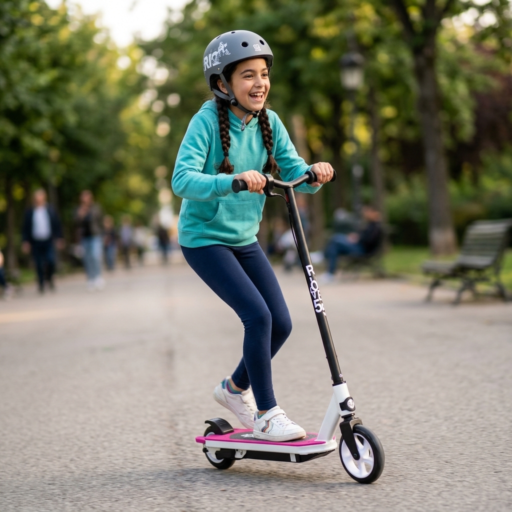 Trottinette Électrique URBANGLIDE Pour Enfant Ride 55 - Rose