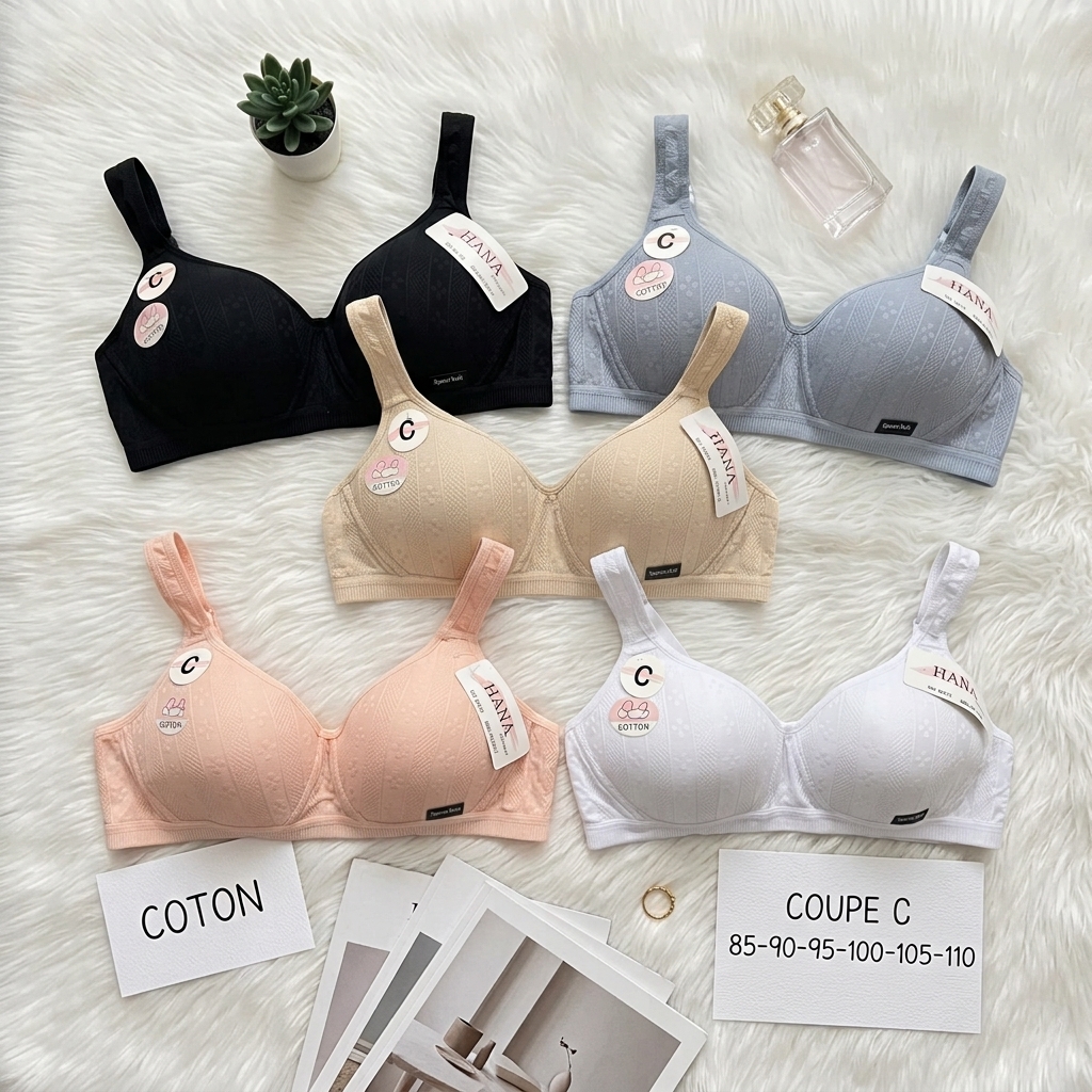 SOUTIEN GORGE SANS ARMATURES COUPE C EN COTON