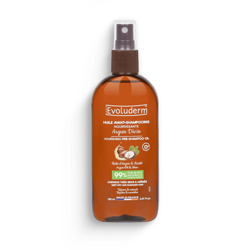 Evoluderm - Huile Avant-Shampoing Nourrissante Argan Divin 150 ml