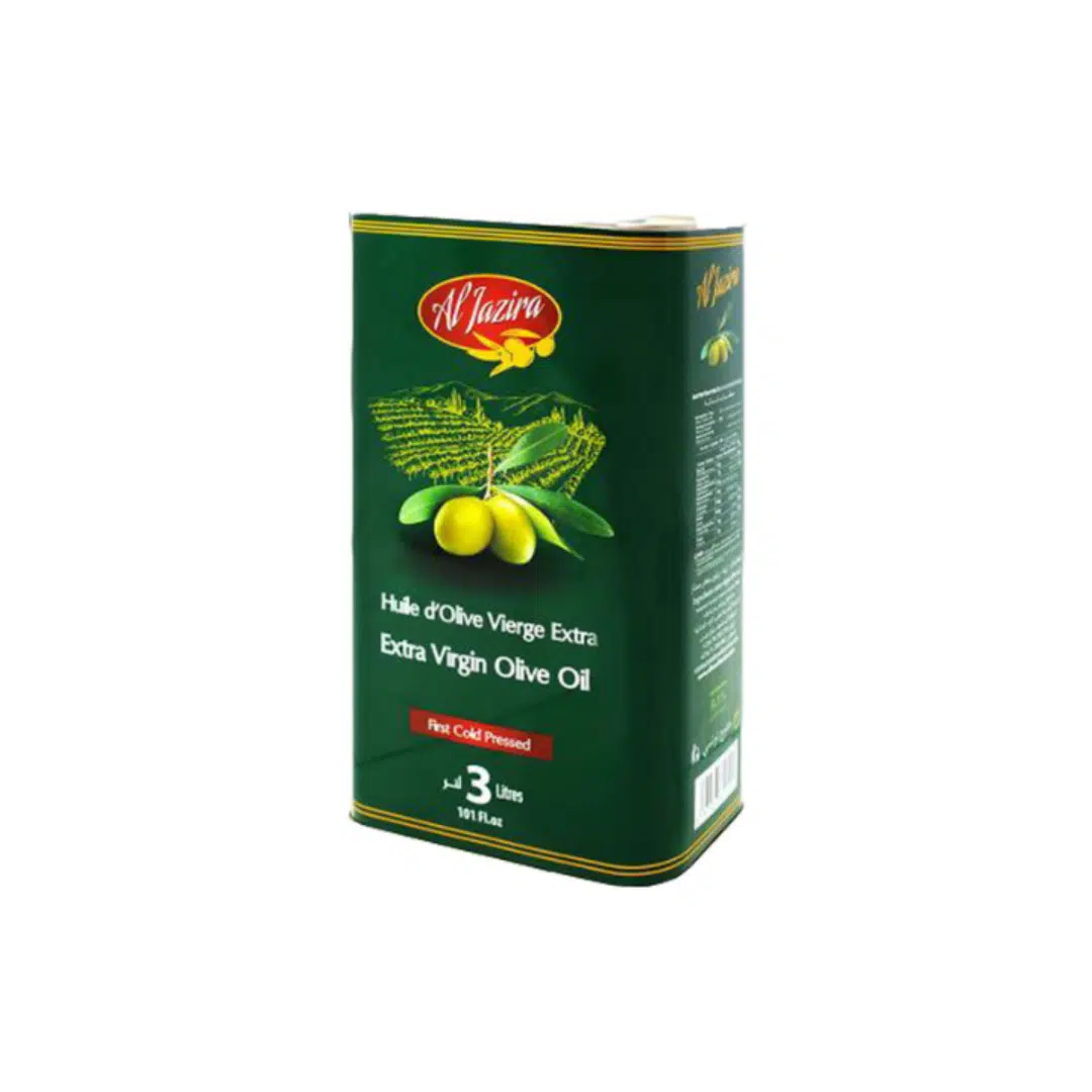 HUILE DOLIVE EXTRA VIERGE METAL CARRE 3L AL JAZIRA
