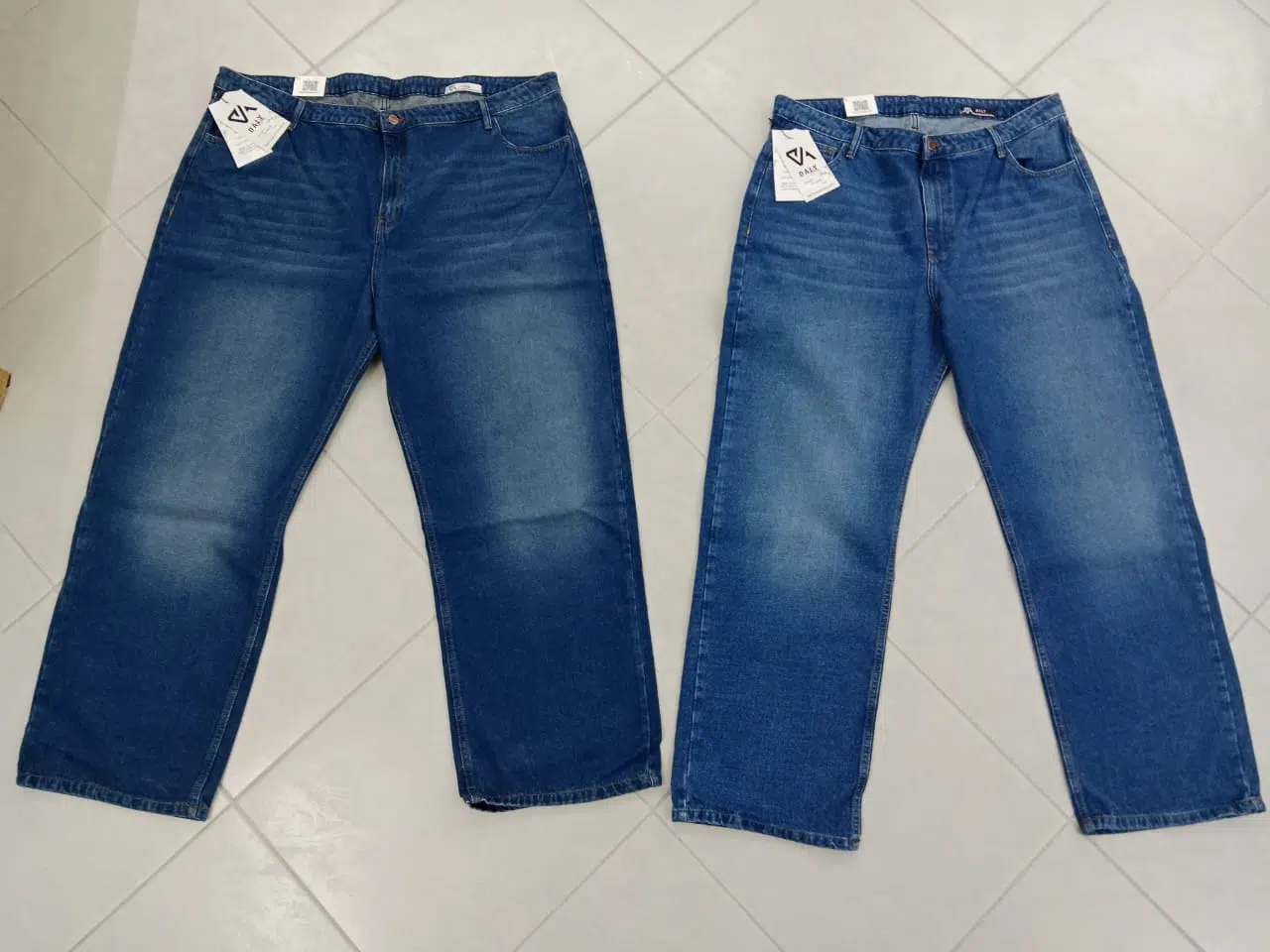 PANTALON LARGE BLEU GT