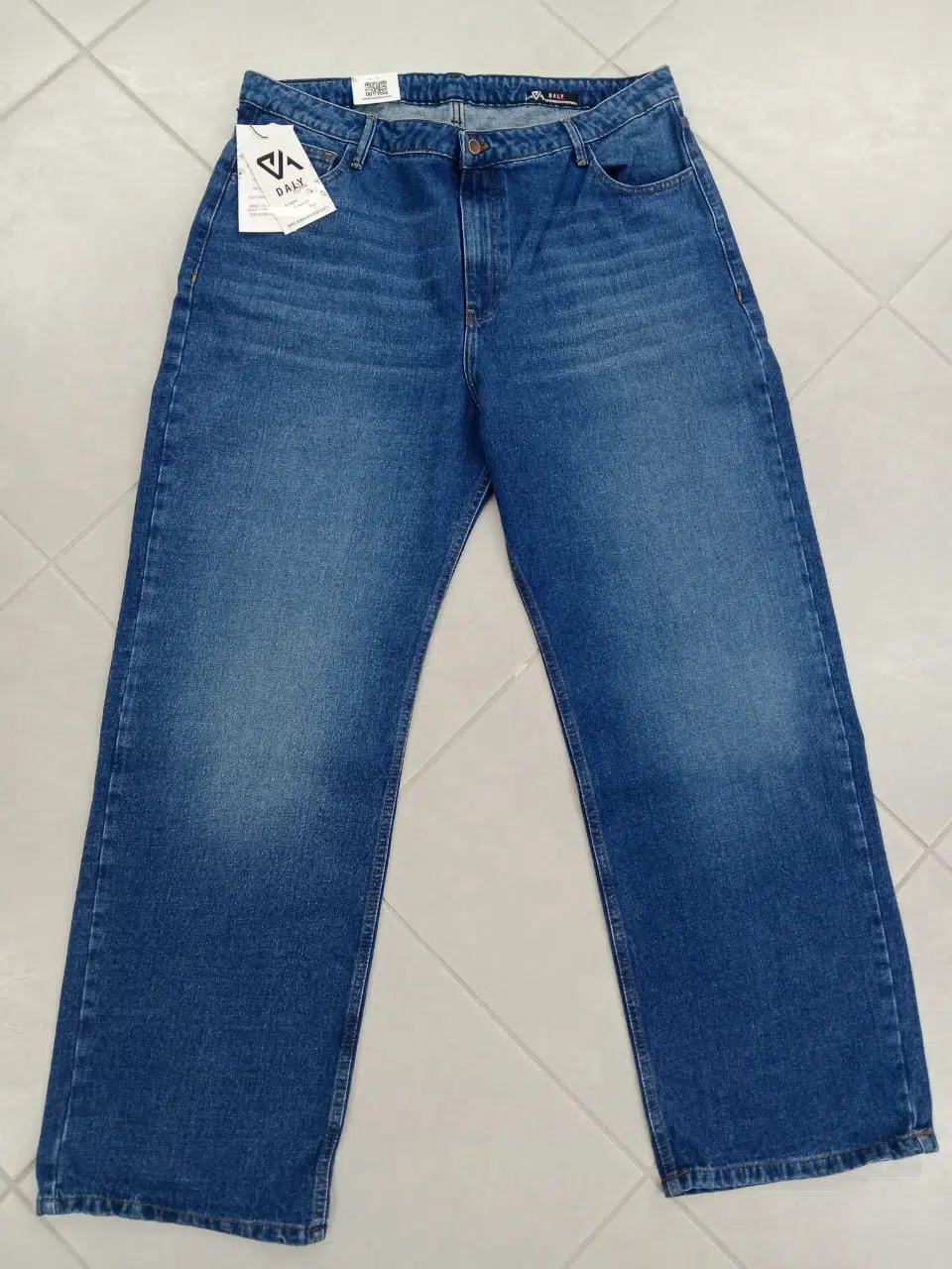 PANTALON LARGE BLEU GT